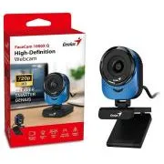 Genius FaceCam 1000X Q, webkamera, HD 720p, mikrofon, USB 2.0, kék