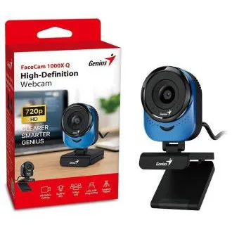 Genius FaceCam 1000X Q, webkamera, HD 720p, mikrofon, USB 2.0, kék Genius FaceCam 1000X Q, webkamera, HD 720p, mikrofon, USB 2.0, kék