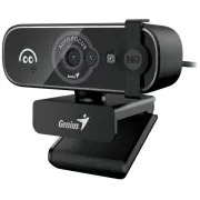 Genius FaceCam OPEN webkamera, Full HD 1080p, Windows Hello, autofókusz, 5 Mpx érzékelő, adatvédelmi fedél, USB/USB-C, fekete