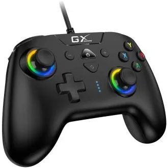 Genius GX Gaming GX-23UV, gamepad, vezetékes, kettős rezgés, PC-hez, Switch-hez, Switch Lite-hez, PS4-hez, PS3-hoz, Androidhoz, USB, fekete Genius GX Gaming GX-23UV, gamepad, vezetékes, kettős rezgés, PC-hez, Switch-hez, Switch Lite-hez, PS4-hez, PS3-hoz, Androidhoz, USB, fekete