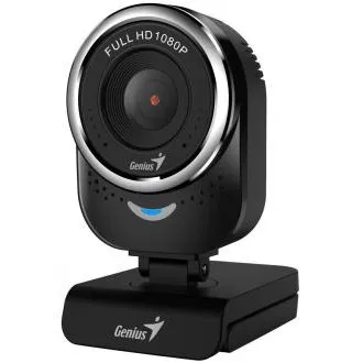 Genius QCam 6000, webkamera, Full HD 1080p, mikrofon, USB-C, USB-A, fekete