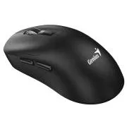 Genius NX-8260S BT, egér, vezeték nélküli, optikai, 2400 DPI, 6 gomb, csendes, újratölthető, Copilot, Bluetooth   2,4 GHz, fekete