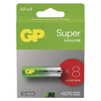 GP AA Super, lúgos (LR6) - 8 db