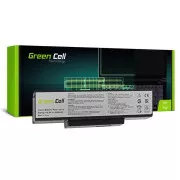 Zöld cellás akkumulátor A32-K72 A32-N71 Asus K72 K72J K72F K73SV N71 N71J N73SV X73S N71 N71J N73SV X73S számára