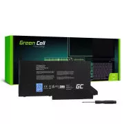 Zöld cellás akkumulátor DJ1J0 a Dell Latitude 7280 7290 7380 7390 7480 7490 7280 7290 7380 7390 7480 7490 készülékhez
