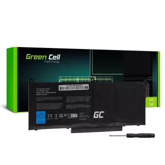 Zöld cellás akkumulátor F3YGT a Dell Latitude 7280 7290 7380 7390 7480 7490 7280 7390 7480 7490 készülékhez