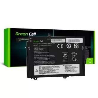 Zöld cellás akkumulátor L17C3P52 L17L3P52 L17M3P53 L17M3P54 Lenovo ThinkPad L480 L490 L580 L580 L590 L14 L15 Gen 1 Gen 2 akkumulátorokhoz
