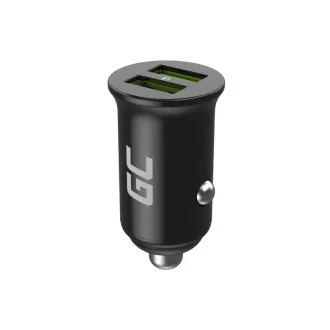 Green Cell autós töltő 36W GC PowerRide Nano36 gyors töltéssel 2x USB-A Ultra Charge töltővel