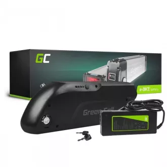 Zöld cella akkumulátor elektromos kerékpárhoz 36V 13Ah 468Wh alsó cső Ebike GX16-2P töltővel