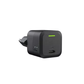 Zöld cellás töltő 33W GaN GC PowerGan laptophoz, MacBook, Iphone, Tablet, Nintendo Switch - USB-C tápellátás