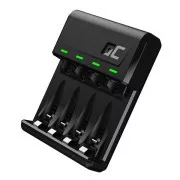 Green Cell VitalCharger AA AAA R6 R03 Ni-MH akkumulátorokhoz Micro USB és USB-C csatlakozóval