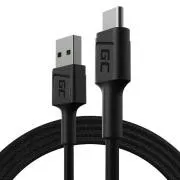 Green Cell GC PowerStream USB-A – USB-C kábel, 120 cm, Ultra Charge, QC 3.0