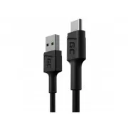 Green Cell Cable GC PowerStream USB-A – USB-C 30 cm-es gyors töltés (Ultra Charge), QC 3.0