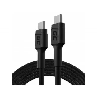 Green Cell Cable GC PowerStream USB-C - USB-C 200cm, Power Delivery (60W), 480 Mbps, Ultra Charge, QC 3.0 Green Cell Cable GC PowerStream USB-C - USB-C 200cm, Power Delivery (60W), 480 Mbps, Ultra Charge, QC 3.0