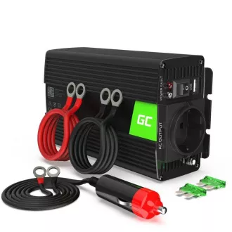 Zöld cellás áramátalakító 12V - 230V 500W / 1000W 12V - 230V-ra