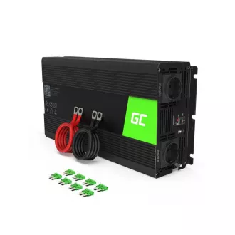 Green Cell Power Inverter 12V - 230V 1500W/3000W tiszta szinusz hullám 12V - 230V