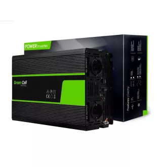 Green Cell Power Inverter 12V - 230V 1500W/3000W tiszta szinusz hullám 12V - 230V