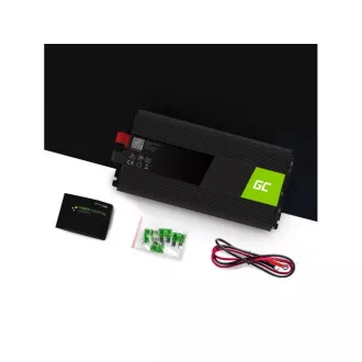 Green Cell Power Inverter 12V - 230V 1500W/3000W tiszta szinusz hullám 12V - 230V