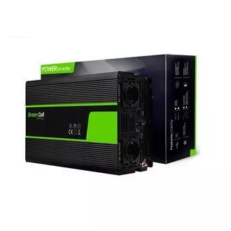 Green Cell Power Inverter 12V - 230V 1500W/3000W tiszta szinusz hullám 12V - 230V