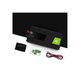 Green Cell Power Inverter 12V - 230V 1500W/3000W tiszta szinusz hullám 12V - 230V