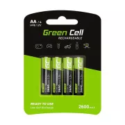 Green Cell újratölthető elemek 4x AA R6 2600mAh 2600mAh