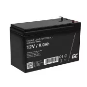 Green Cell AGM VRLA 12V 9Ah karbantartásmentes akkumulátor UPS-egységekhez