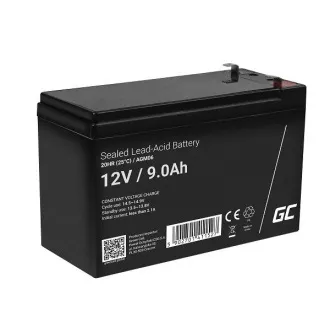 Green Cell AGM VRLA 12V 9Ah karbantartásmentes akkumulátor UPS-egységekhez