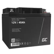 Green Cell AGM VRLA 12V 40Ah karbantartásmentes akkumulátor fűnyíróhoz, robogóhoz, csónakhoz, kerekesszékhez