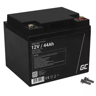 Green Cell AGM VRLA 12V 44Ah karbantartásmentes akkumulátor fűnyíróhoz, robogóhoz, csónakhoz, kerekesszékhez Green Cell AGM VRLA 12V 44Ah karbantartásmentes akkumulátor fűnyíróhoz, robogóhoz, csónakhoz, kerekesszékhez