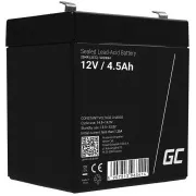 Green Cell AGM VRLA 12V 4.5Ah karbantartásmentes akkumulátor UPS-egységek számára