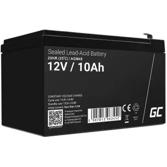Green Cell AGM VRLA 12V 10Ah karbantartásmentes akkumulátor UPS egységekhez Green Cell AGM VRLA 12V 10Ah karbantartásmentes akkumulátor UPS egységekhez