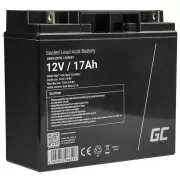 Green Cell AGM VRLA 12V 17Ah karbantartásmentes akkumulátor fűnyíróhoz, robogóhoz, csónakhoz, kerekesszékhez