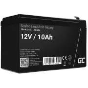 Green Cell AGM VRLA 12V 10Ah karbantartásmentes akkumulátor UPS-egységekhez