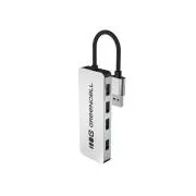 Green Cell USB-A 4 az 1-ben HUB (4×USB 3.0) - 5 Gbps átviteli sebesség, alumínium tokkal
