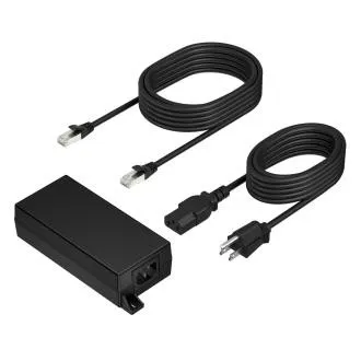 Poly PoE 65 W-os 2,5 G-os adapter 3,66 m-es CAT6A kábellel és hálózati adapterrel Poly PoE 65 W-os 2,5 G-os adapter 3,66 m-es CAT6A kábellel és hálózati adapterrel