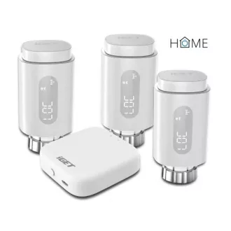 iGET HOME TS10 Premium készlet (3x TS10 termosztátos radiátorszelep   1x GW1 Gateway)