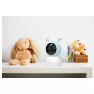 iGET HOME Camera CS2 Baby - vezeték nélküli 2K kamerás bébiőr, 2 fedél a csomagban, sírásérzékeléssel