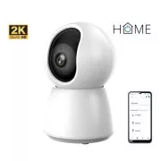 iGET HOME Camera CS4 Fehér - vezeték nélküli beltéri 2K kamera, automatikus nyomkövető, LAN port, hang