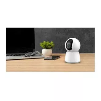 iGET HOME Camera CS4 Fehér - vezeték nélküli beltéri 2K kamera, automatikus nyomkövető, LAN port, hang