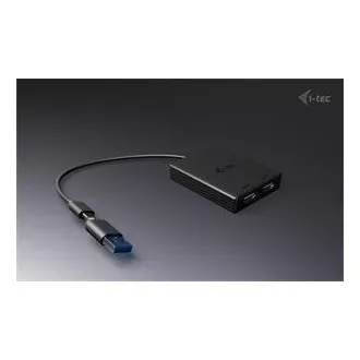 I-Tec USB-A/USB-C kettős 4K HDMI videó adapter