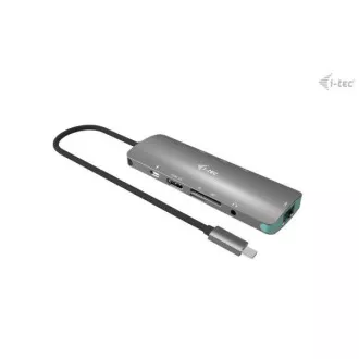 i-tec USB-C fém nano dokkolóállomás 4K HDMI LAN Power Delivery 100W   i-tec univerzális töltő 100W