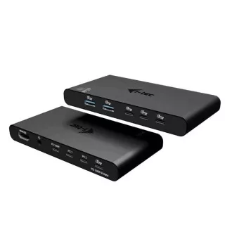 i-tec KVM dokkolóállomás HDMI 2 hoszthoz, Power Delivery 2x 100W