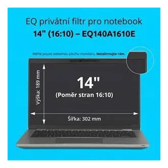 Kensington EQ privát szűrő laptophoz 14'' 16:10