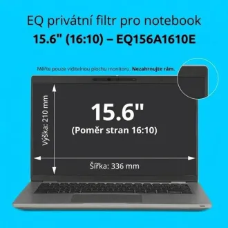 Kensington EQ privát szűrő laptophoz 15.6'' 16:10 Kensington EQ privát szűrő laptophoz 15.6'' 16:10