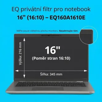 Kensington EQ privát szűrő laptophoz 16'' 16:10 Kensington EQ privát szűrő laptophoz 16'' 16:10