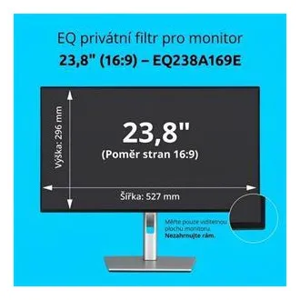 Kensington EQ privát szűrő 23,8'' 16:9 monitorhoz