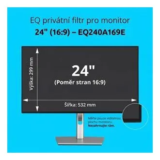 Kensington EQ privát szűrő 24'' 16:9 monitorhoz Kensington EQ privát szűrő 24'' 16:9 monitorhoz