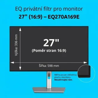 Kensington EQ privát szűrő 27'' 16:9 monitorhoz