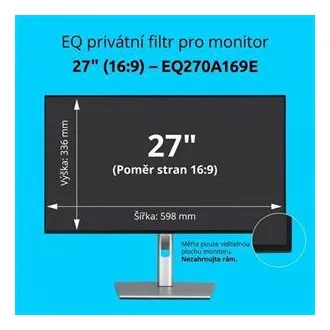 Kensington EQ privát szűrő 27'' 16:9 monitorhoz