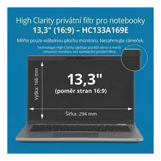 Kensington High Clarity privát szűrő laptophoz 13.3'' 16:9